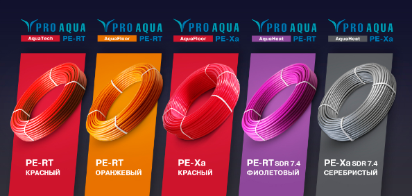 AquaHeat, AquaFloor и AquaTech – новые названия от PRO AQUA для удобства выбора!