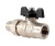 Кран шаровой с американкой PF STRONG  1/2"